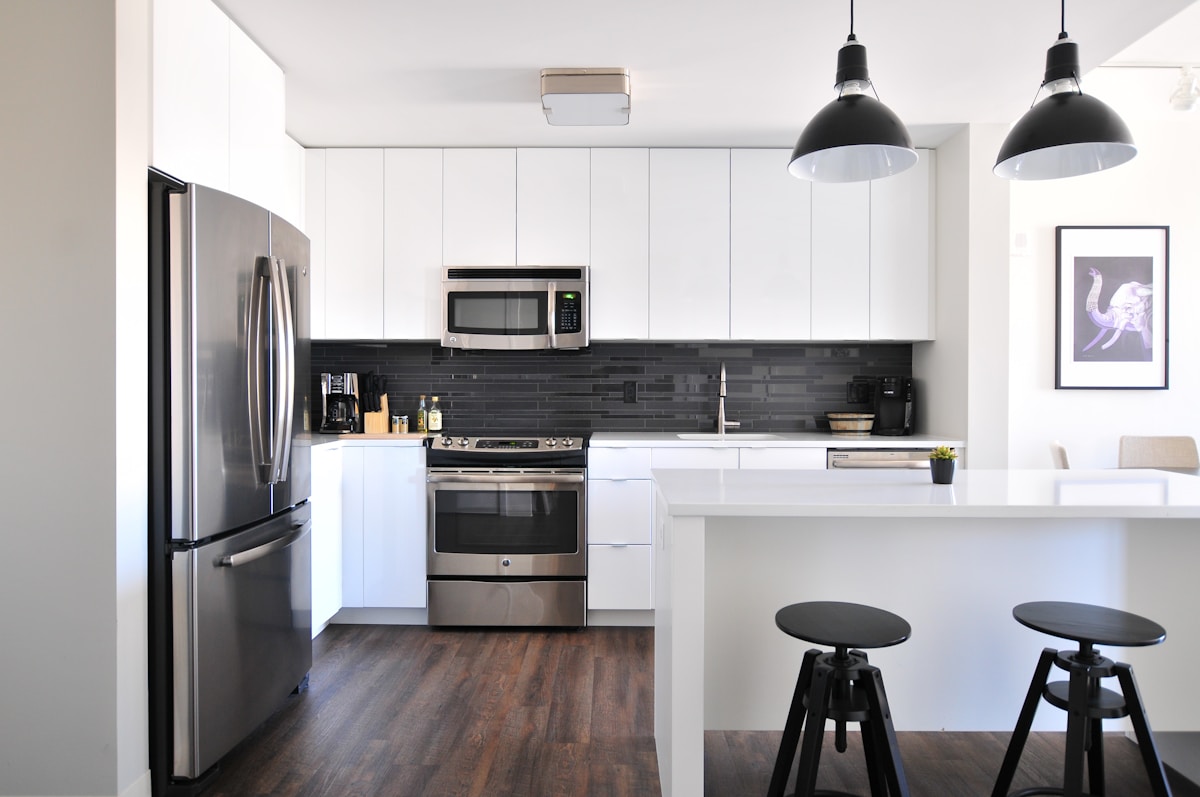 Spotless clean home interior